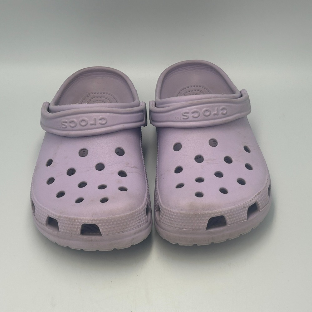 Crocs Classic Clog Slip On Women Shoe Ultra Light Water Sandals Purple Lavender - Picture 5 of 8